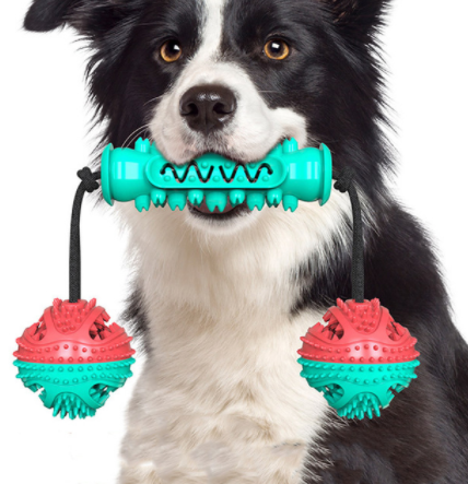 Pet Rubber Bones Toothbrush