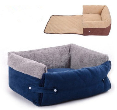 Removable Pet Beds With Blanket