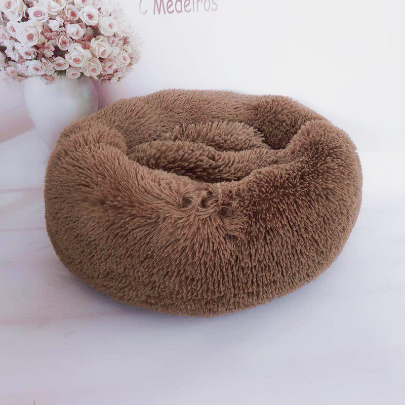 Round Plush Cat Nest