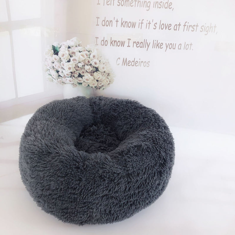 Round Plush Cat Nest